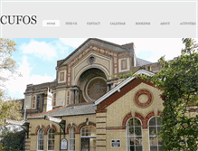 Tablet Screenshot of cufos.org.uk